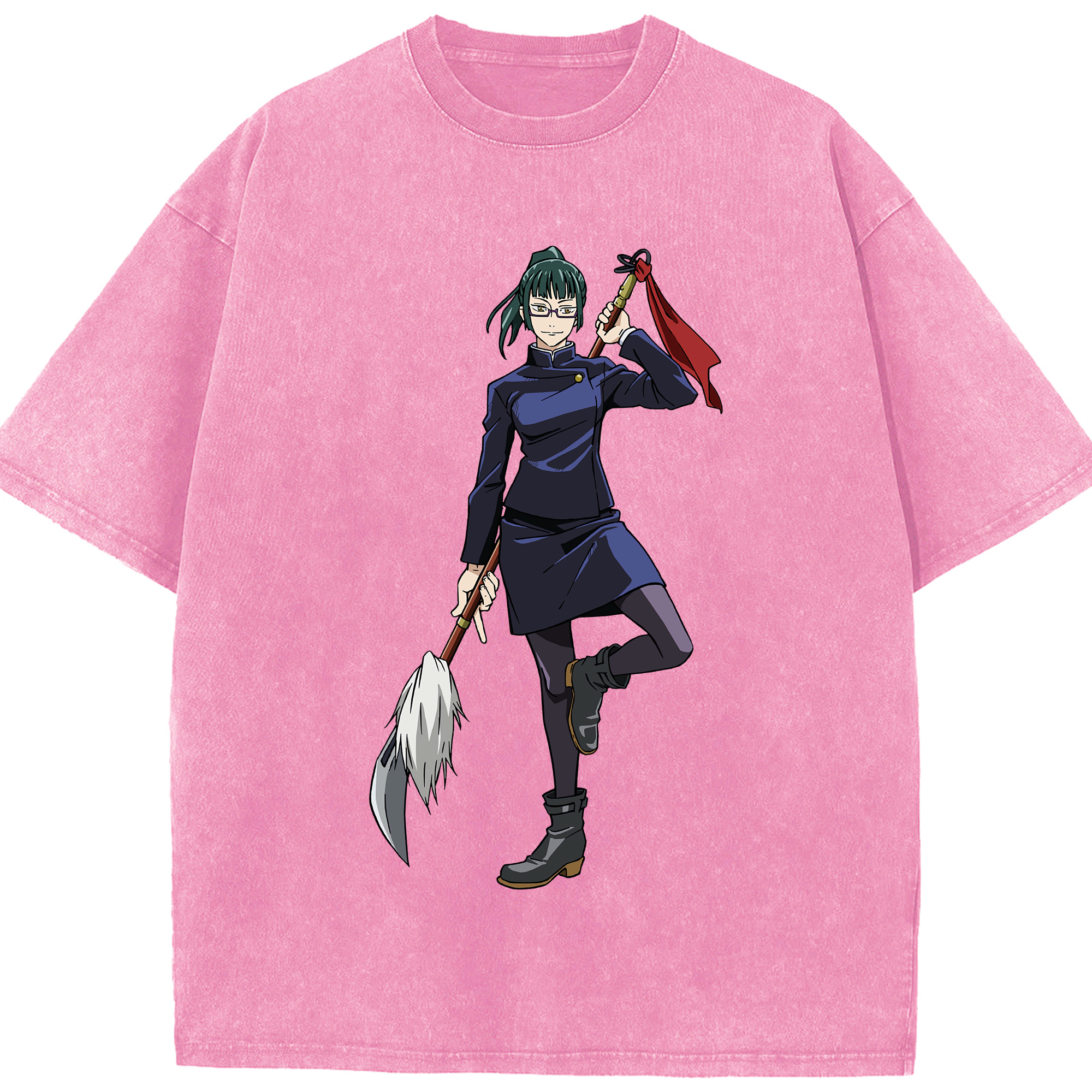 （画像用） 呪術廻戦 Jujutsu Kaisen 綿100% ヴィンテージ風 半袖Tシャツ（フロントプリント）